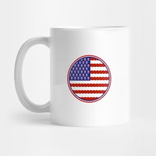 Wrestling USA Flag Mug